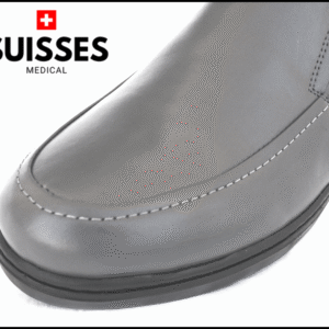 Genève en cuir gris /جنيف في جلد رمادي – Image 5