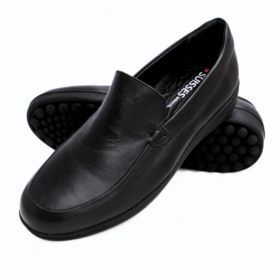 Classico Noir Mocassins Medicales
