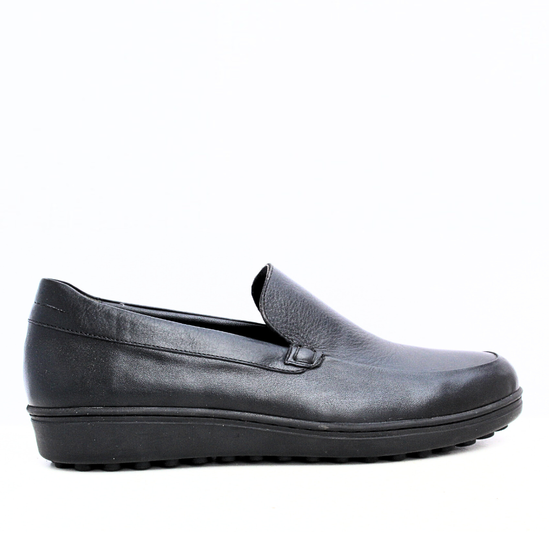 Classico Noir Mocassins Medicales