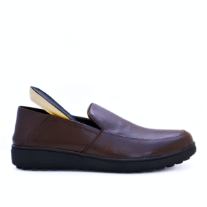 Marron Lugano Mocassins Medicales