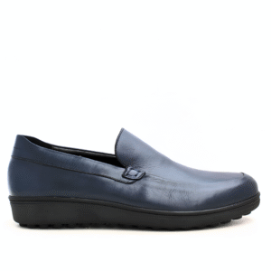 Classico Bleu Mocassins Medicales