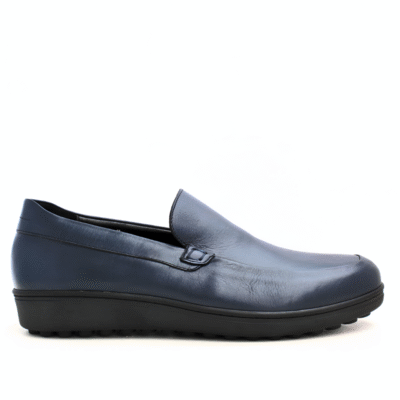Classico Bleu Mocassins Medicales