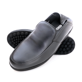 Noir Lugano Mocassins Medicales